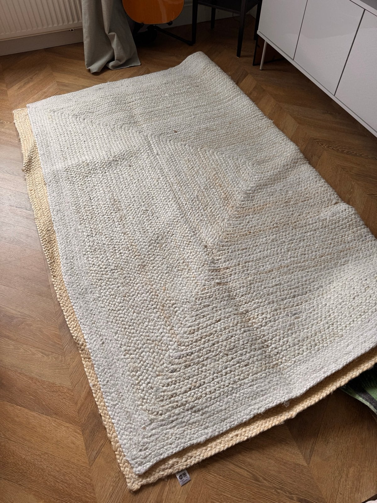 Juten vloerkleed van La Redoute - Zo goed als nieuw, Ophalen, Beige, 150 tot 200 cm, 200 cm of meer