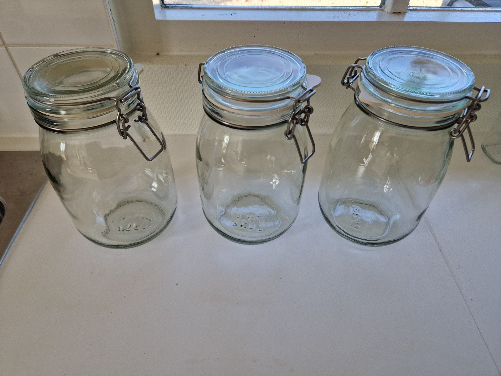 weckpotten, inhoud 1,6 liter, Huis en Inrichting, Ophalen of Verzenden, Glas, Pot, Bus of Blik