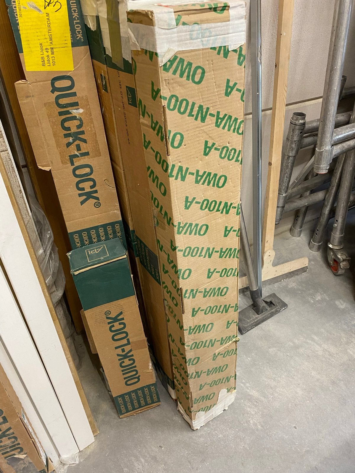 Systeemplafond pakket: OWA en Rockfon platen met profielen, Doe-het-zelf en Verbouw, Ophalen of Verzenden, Nieuw