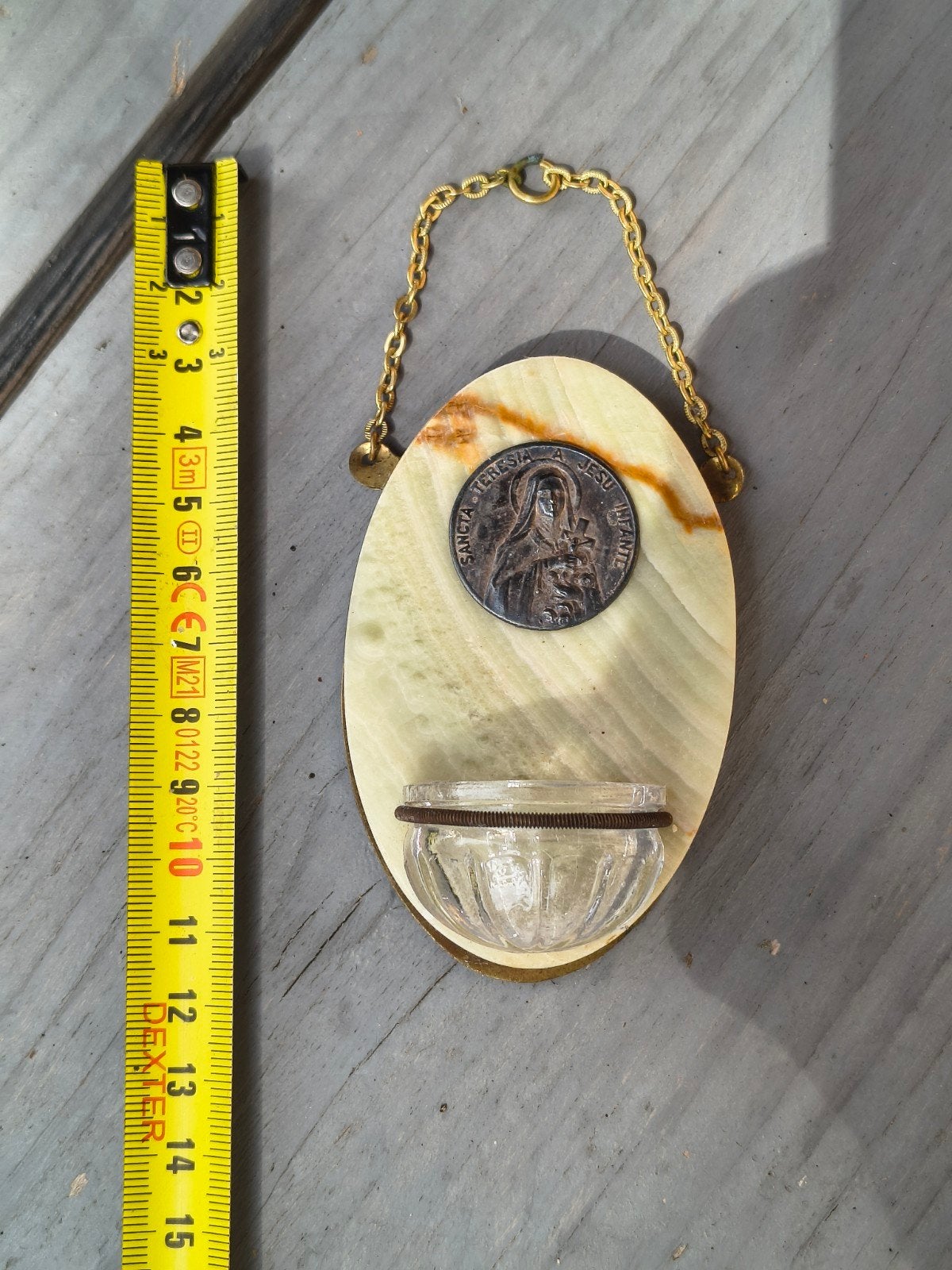 Brocante wijwater bakje, Ophalen of Verzenden