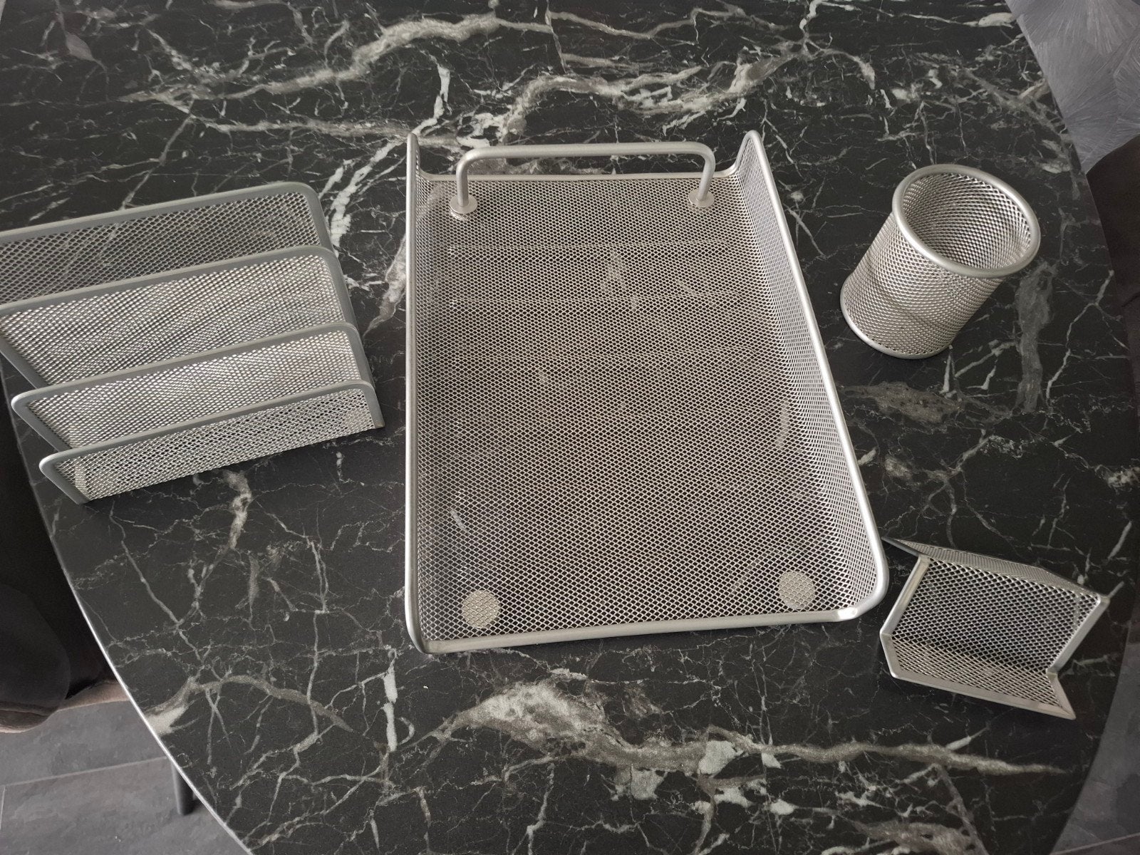 Nw 4 delig aluminium buroset, Ophalen of Verzenden, Nieuw