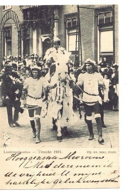 Utrecht - Lustrumfeesten 1901 - Maskerade - USC, Verzenden, Voor 1920, Gelopen, Utrecht