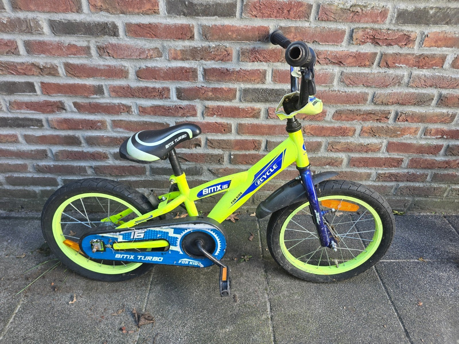 Opknapper kinderfiets 16 inch - BMX Turbo, Fietsen en Brommers, Fietsen | Kinderfietsjes, Ophalen, Gebruikt, 16 tot 20 inch
