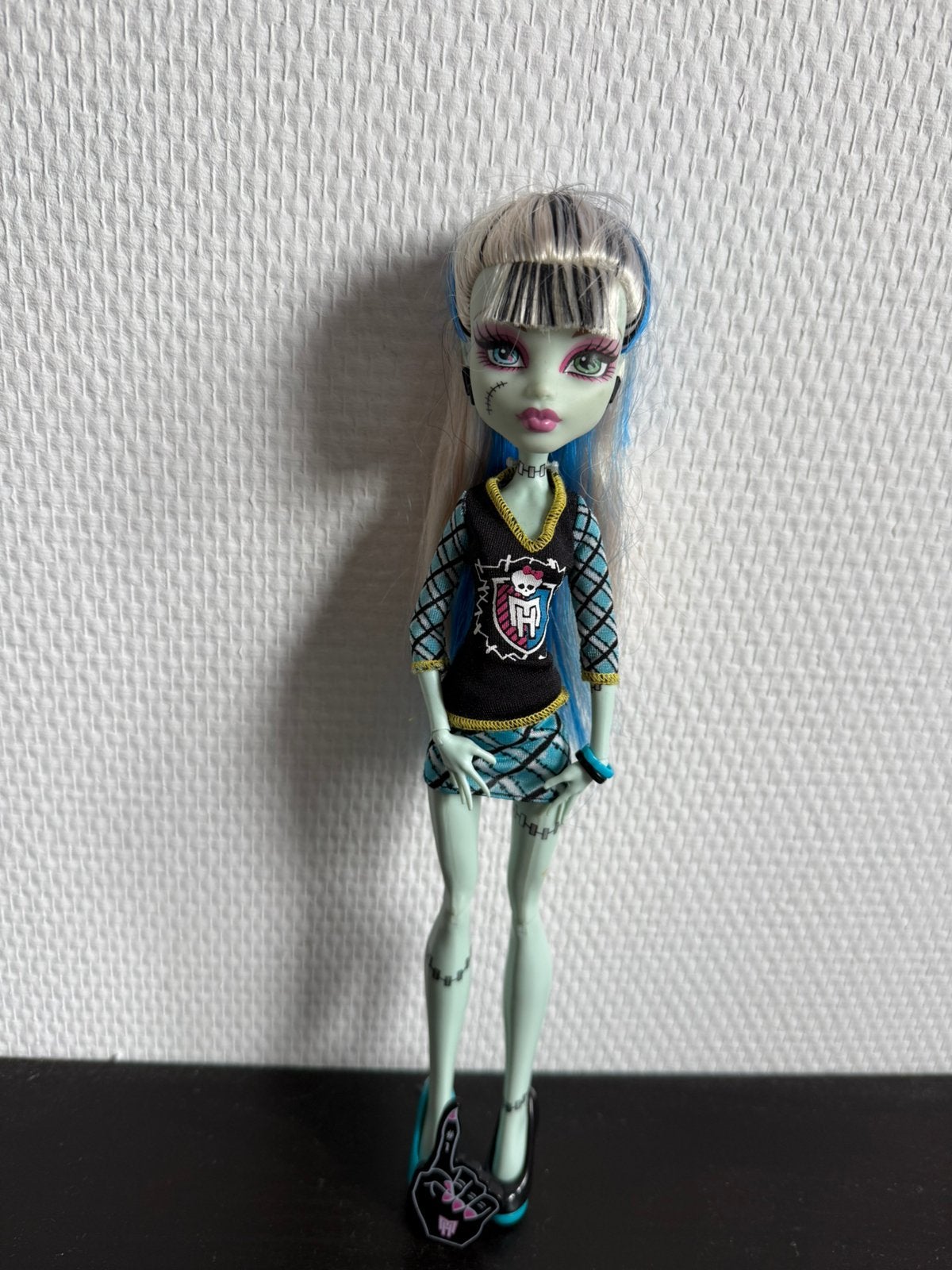 Monster high pop Frankie, Ophalen of Verzenden, Zo goed als nieuw, Pop