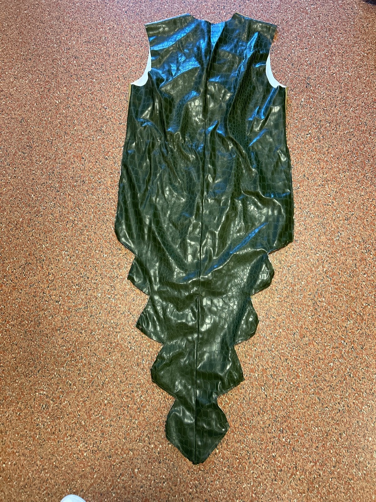 Krokodillenpak (zonder kop) - Groen/Bruin, Ophalen of Verzenden, Gebruikt, Pak of Jurk