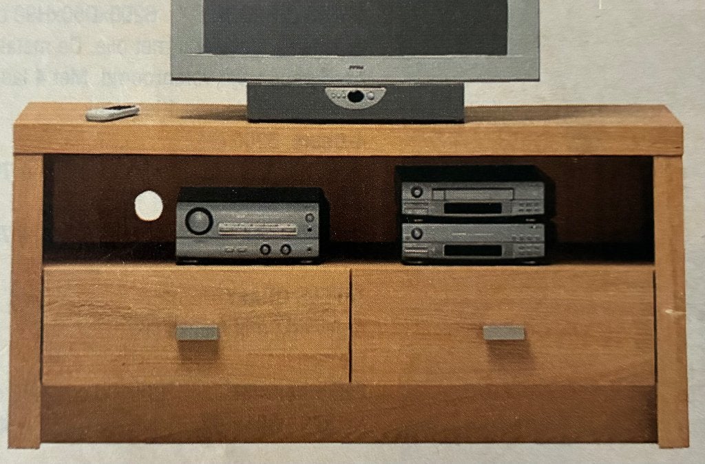 Tv meubel, Ophalen, 100 tot 150 cm, Zo goed als nieuw, Minder dan 100 cm