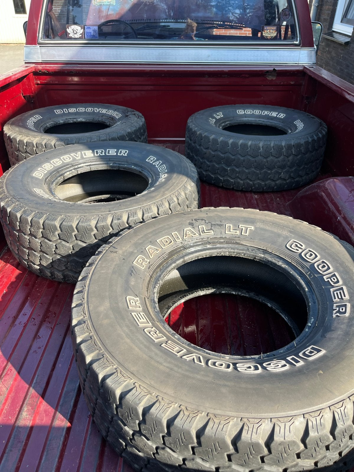 4 Cooper Discoverer Radial LT 33x12.50 R15 banden, 7mm profi, Ophalen, Gebruikt, 15 inch, Overige