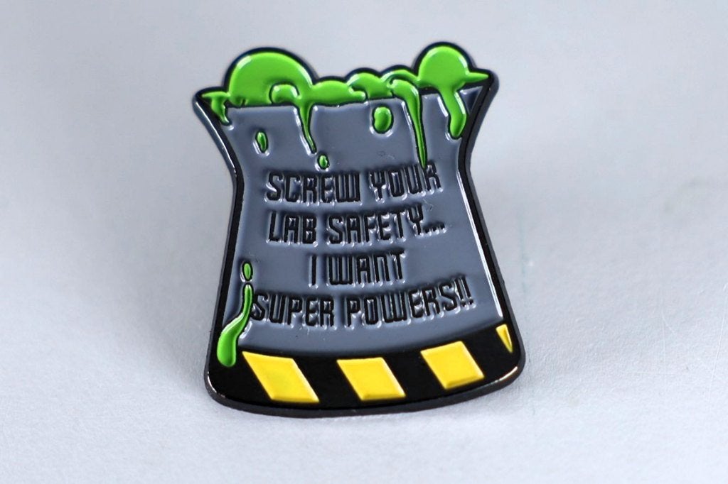 Loot Crate, Screw Your Lab Safety, Pin, LootPins 2018, Ophalen of Verzenden, Nieuw