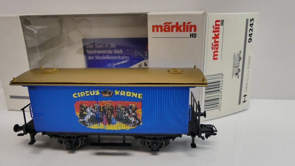 Märklin H0  goederenwagon Circus Krone ovp 94243, Wisselstroom, Gebruikt, ., Wagon