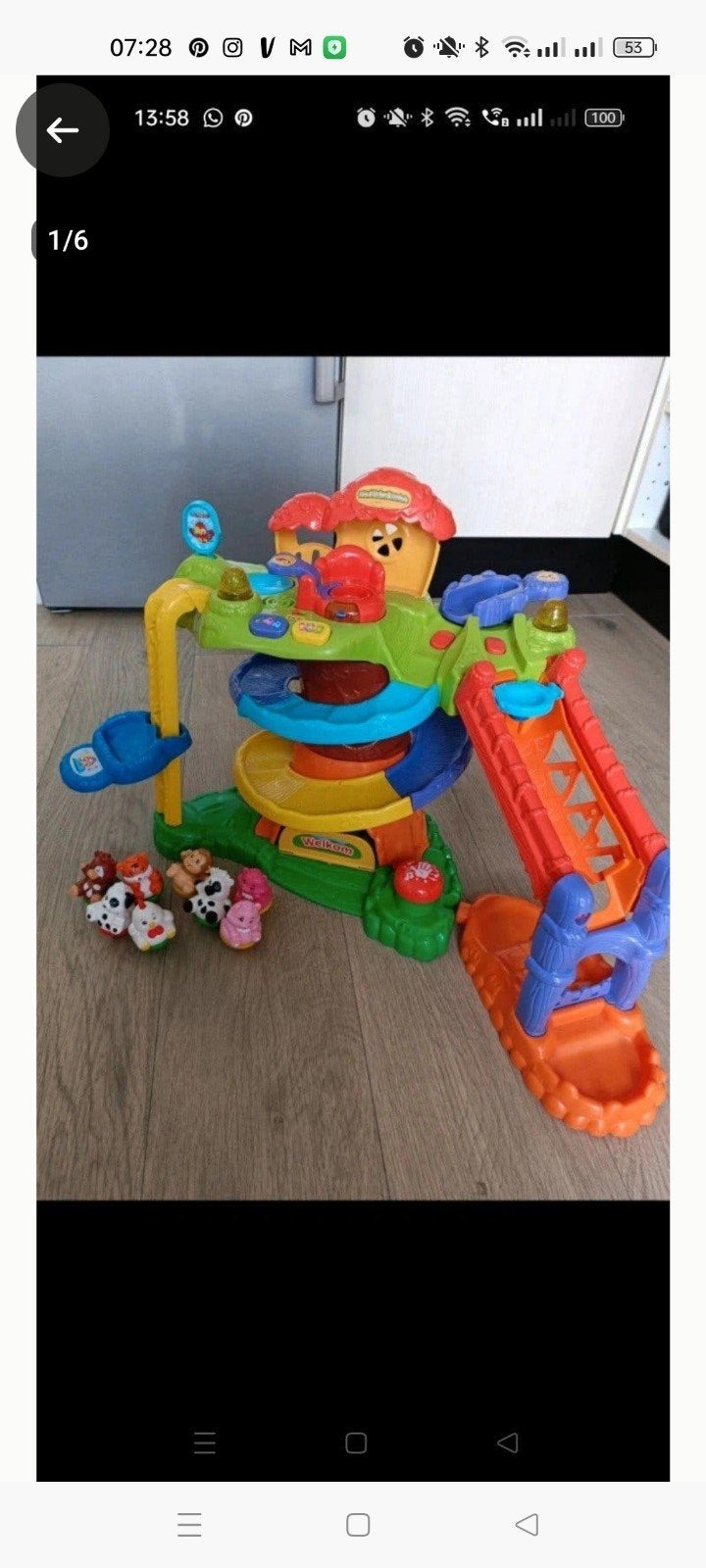 VTech ZoomiZoos Speel & Verken Boomhuis met figuren, Kinderen en Baby's, Ophalen, Gebruikt, 2 tot 4 jaar