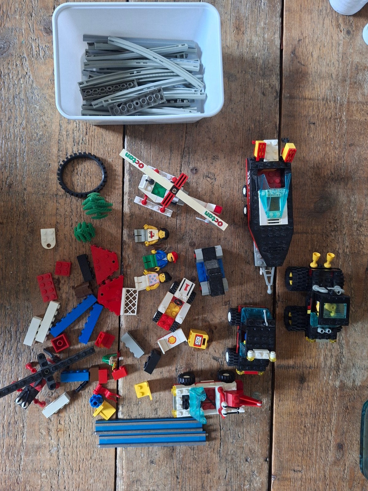leuke oude setjes lego met bouwinstructies en platen, Ophalen of Verzenden, Gebruikt, Lego