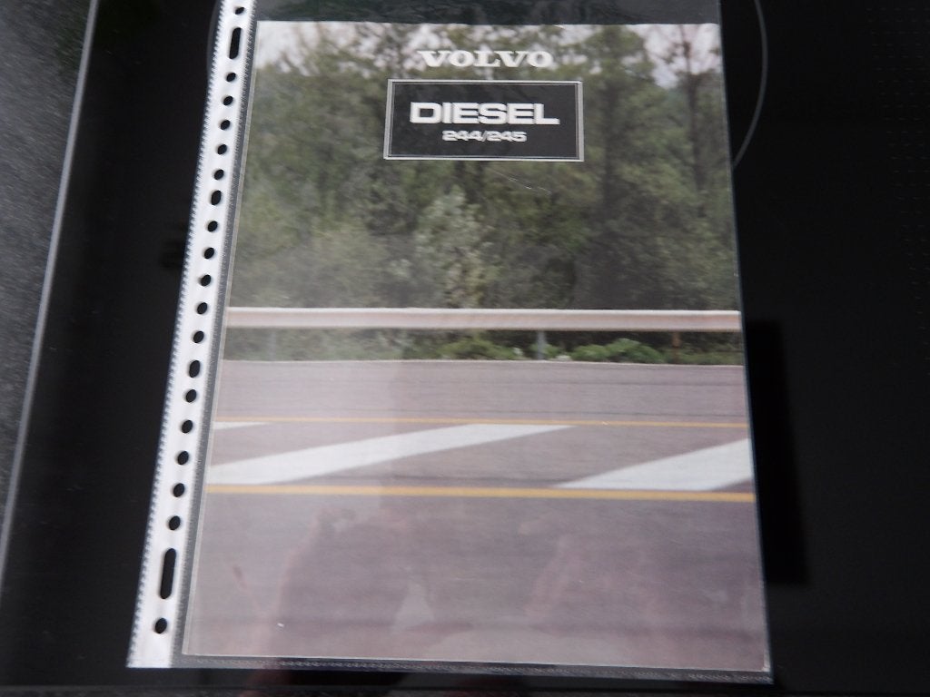 Volvo Diesel 244/245 Brochure, Ophalen of Verzenden, Gelezen, Volvo