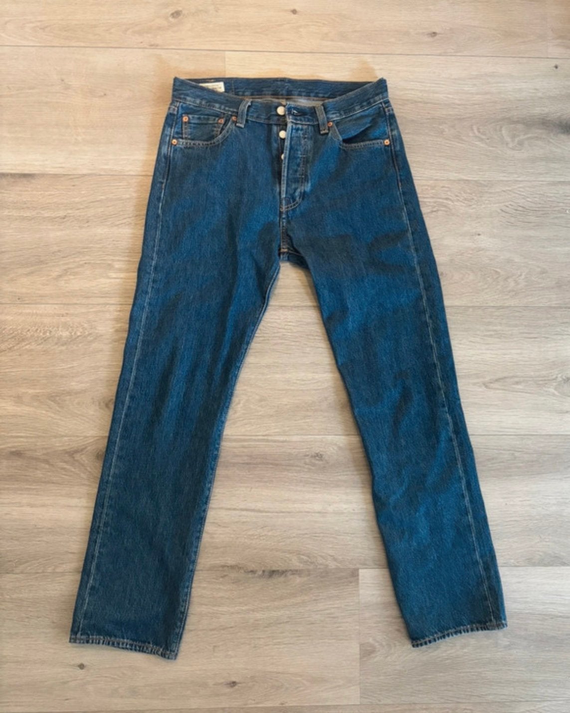 Nieuwe 501 Levi’s Original - Straightleg jeans - W30 L32, Kleding | Heren, Ophalen of Verzenden, Zo goed als nieuw, Blauw, W32 (confectie 46) of kleiner