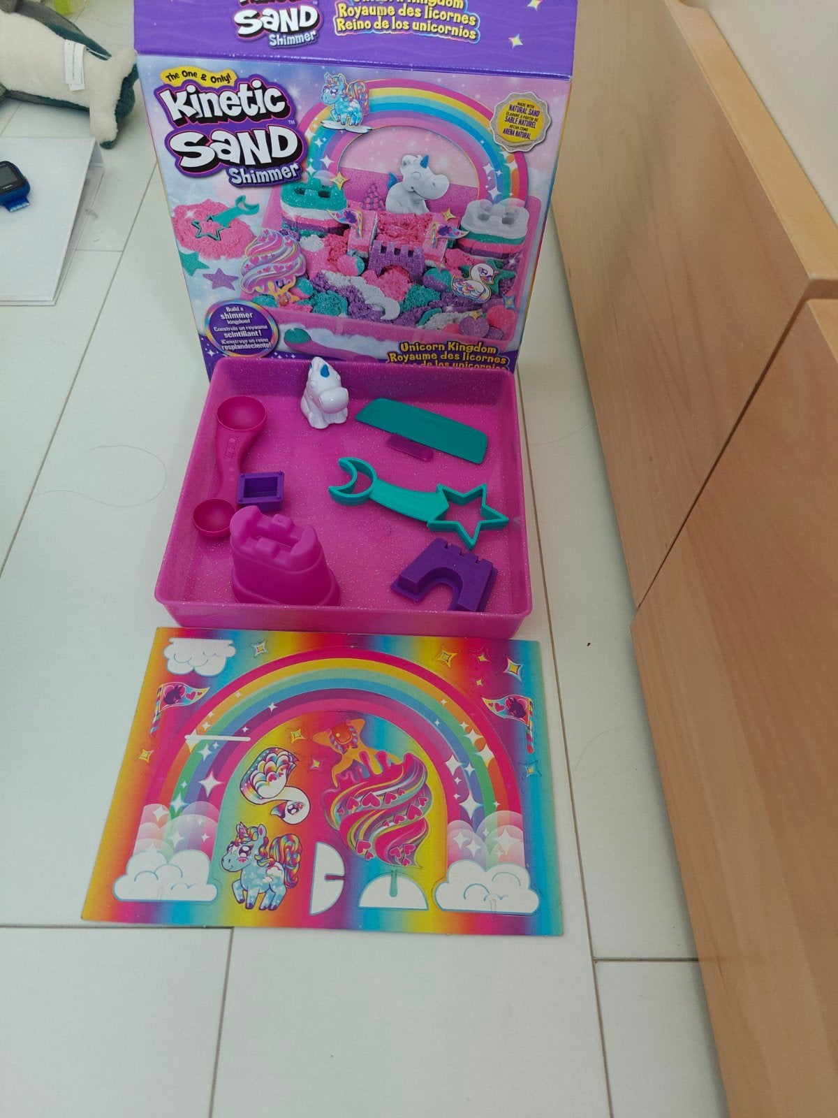 Kinetic sand, Ophalen of Verzenden, Zo goed als nieuw, Bouwen