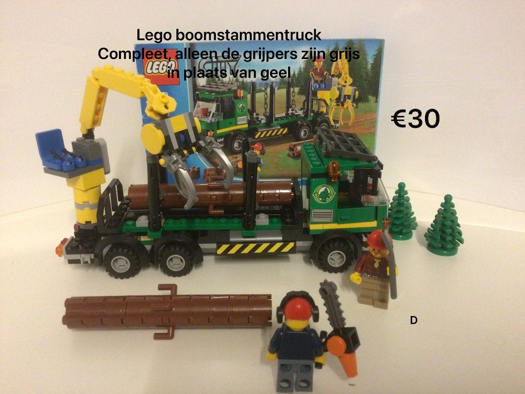 Lego City sets - Boomstammen truck, Brandweer, Kustwacht, Lego, Ophalen of Verzenden, Meerdere sets, Complete set