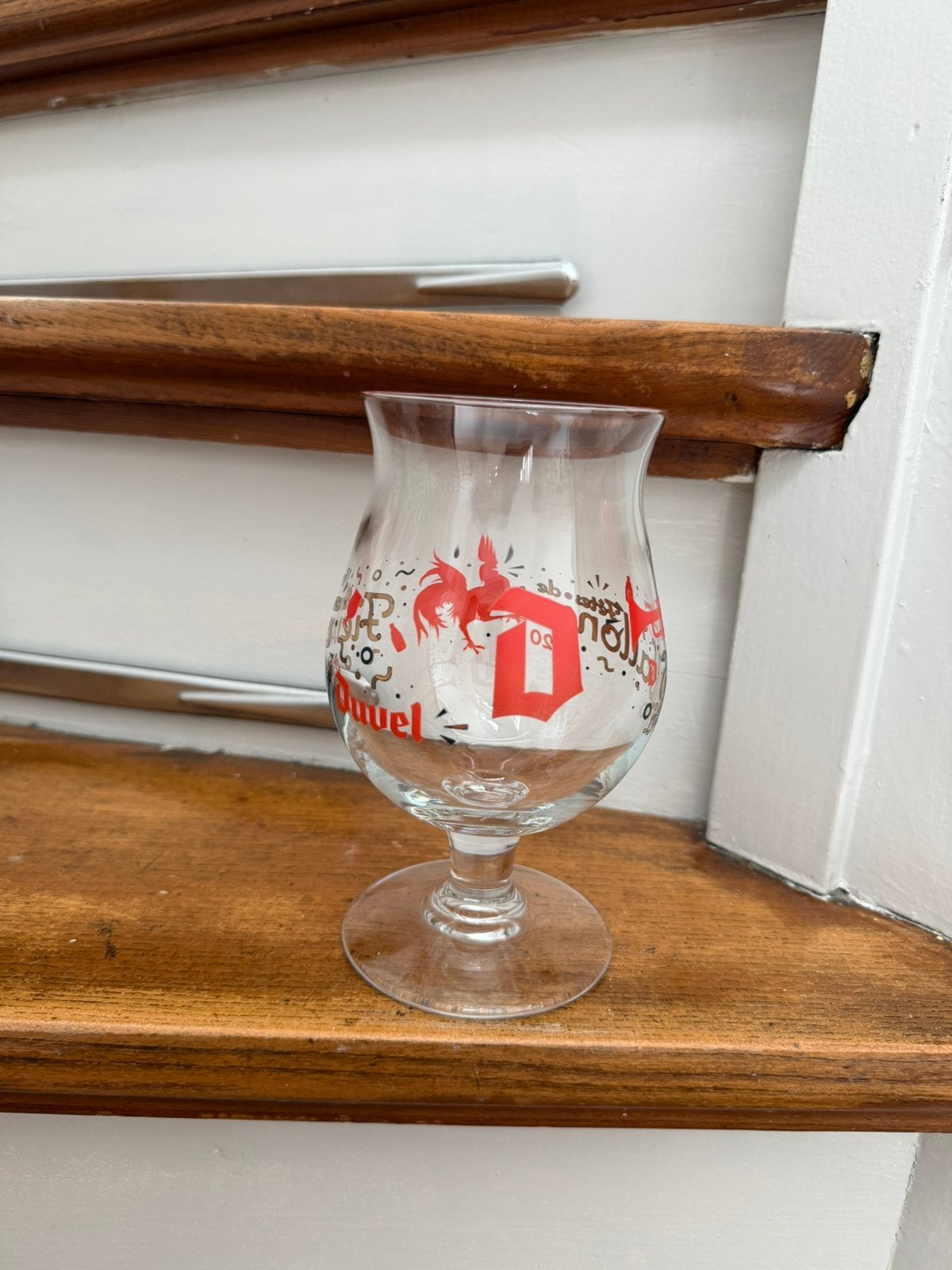 Duvel bierglas Fêtes de Wallonie 2020, Ophalen of Verzenden, Zo goed als nieuw, Glas of Glazen, Duvel