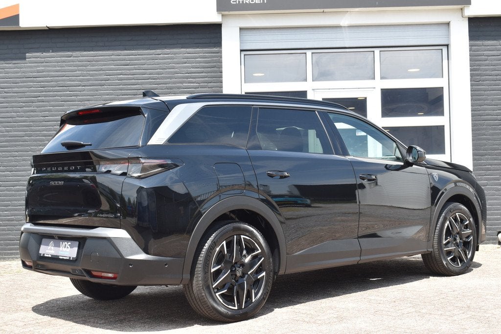Peugeot 5008 Hybrid 145pk DCS-6 GT Automaat | Navigatie | Ai, Auto's, Peugeot, 145 pk, Gebruikt, Zwart, 1199 cc