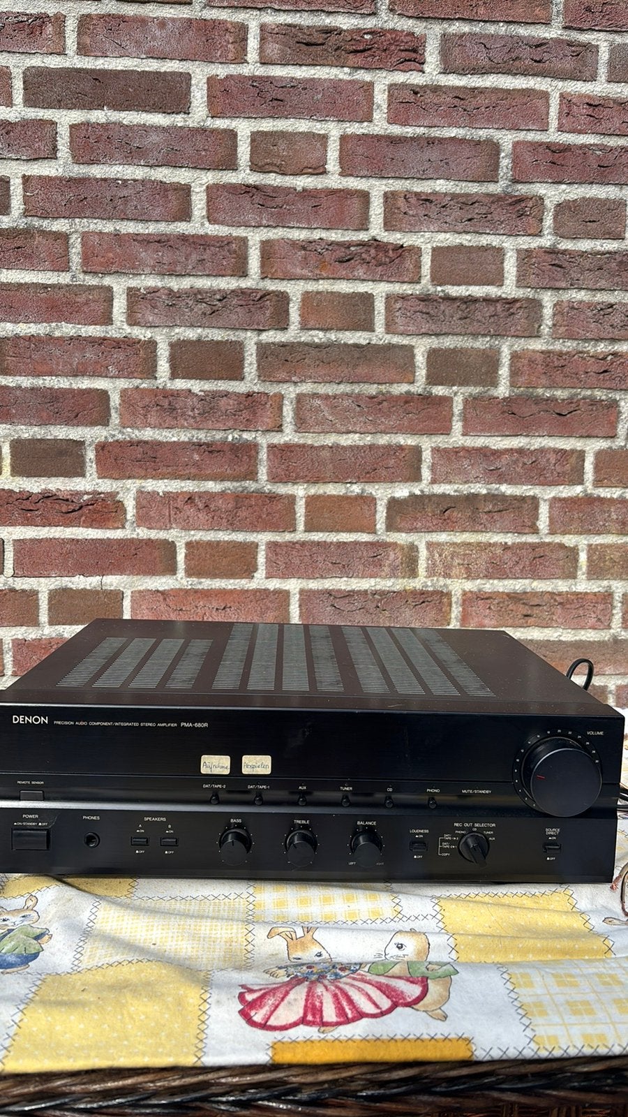 Denon versterker cd tuner platen speler  werkt goed., Ophalen of Verzenden, Zo goed als nieuw, Denon