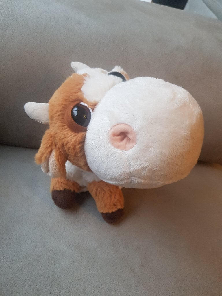 Knuffel - Koe BigHeadz, Ophalen of Verzenden, Gebruikt, Koe