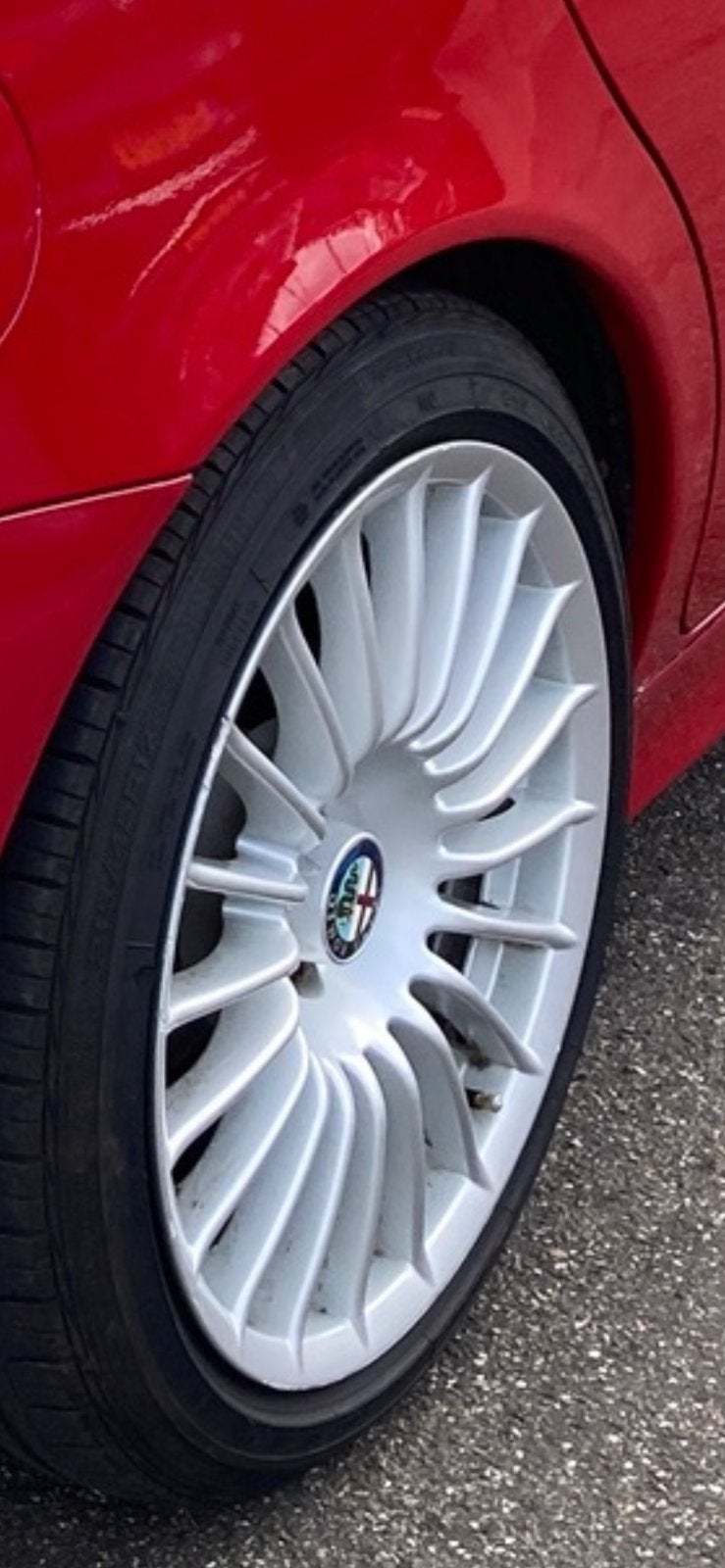 Alfa romeo 17 inch velgen 5x 98, Auto diversen, Wieldoppen, Ophalen, Zo goed als nieuw