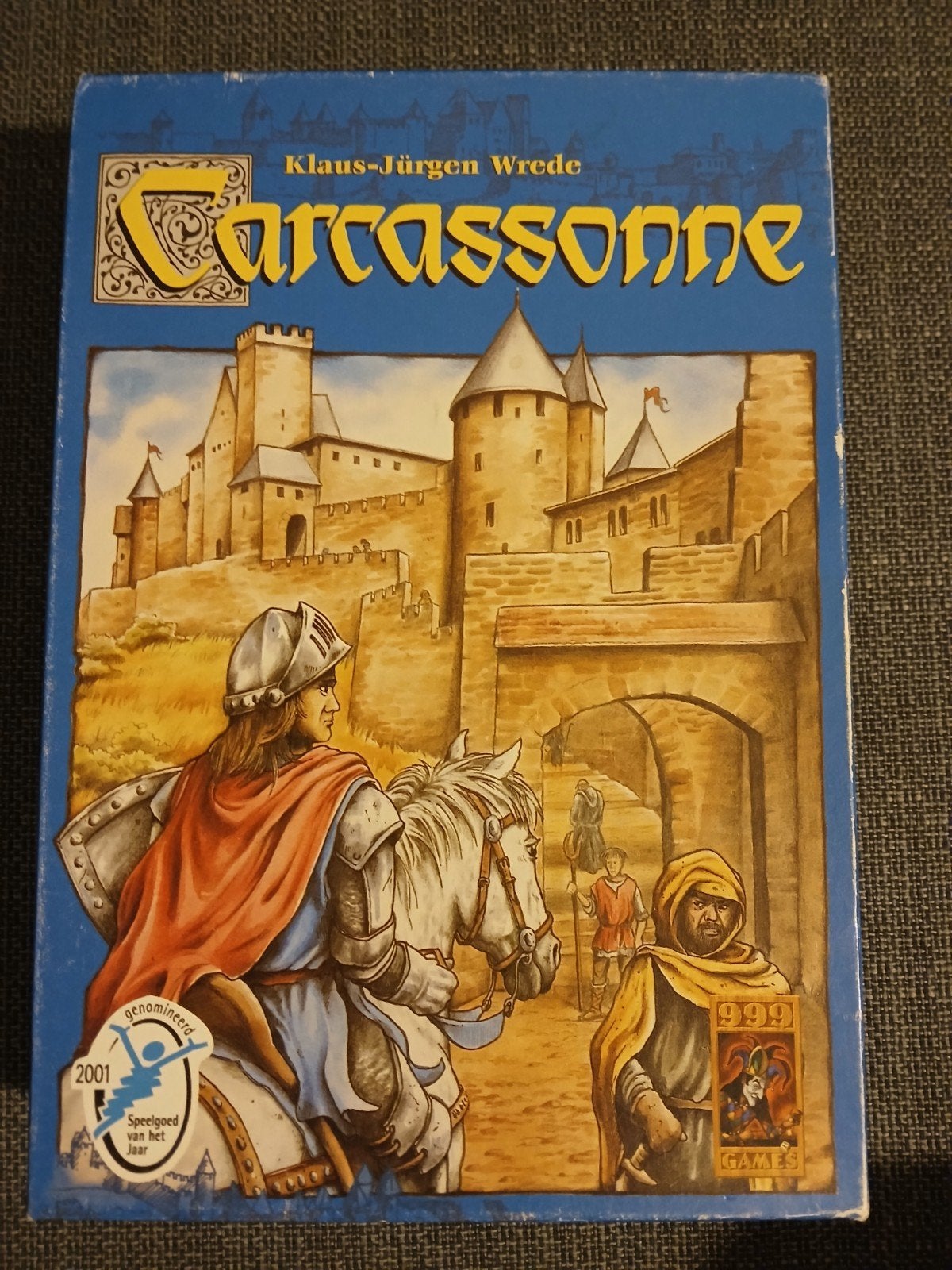Carcassonne Bordspel, Een of twee spelers, Ophalen of Verzenden, Gebruikt, 999 Games