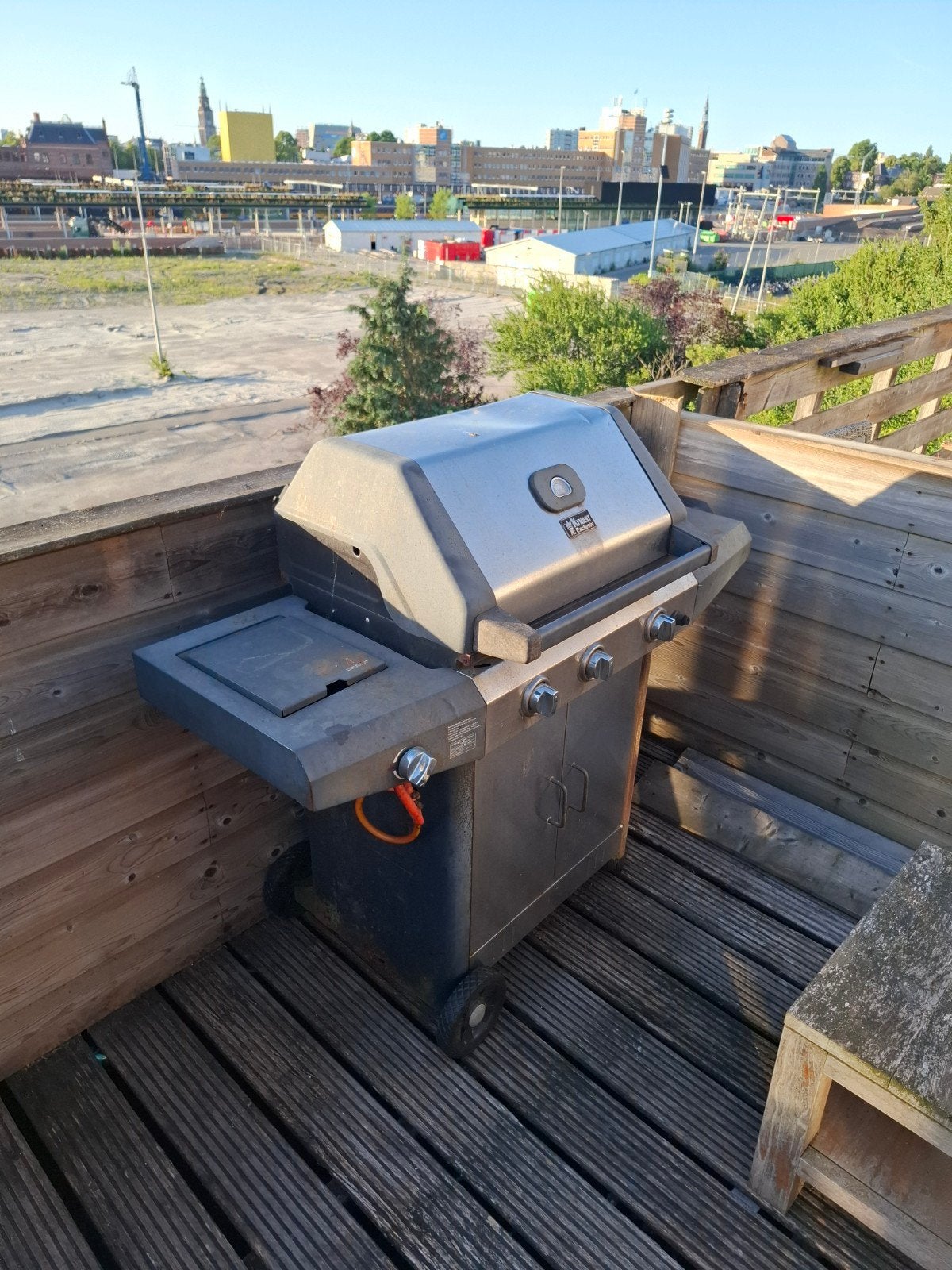 Gebruikte gasbarbecue met 3 branders, Ophalen of Verzenden, Gebruikt, Onbekend