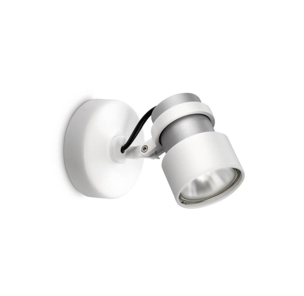 Wandspot / Plafondspot PHILIPS myLiving Finish Wit -40%!!!, Geschikt voor plafondmontage, GU10, Nieuw, Ophalen of Verzenden