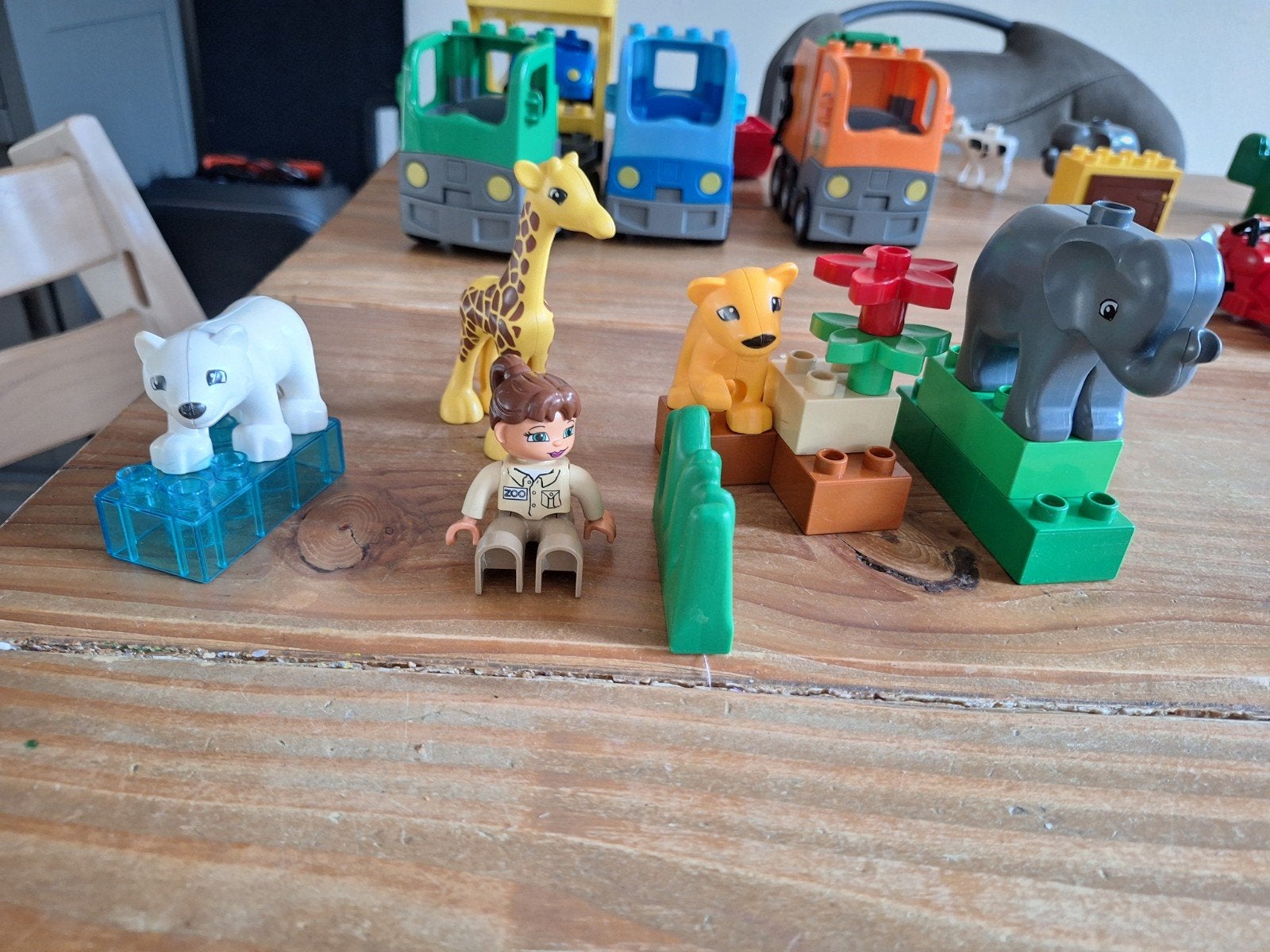 Duplo Baby Dierentuin 4962 - Zo goed als compleet, Kinderen en Baby's, Speelgoed | Duplo en Lego, Inclusief minifiguren, Overige thema's