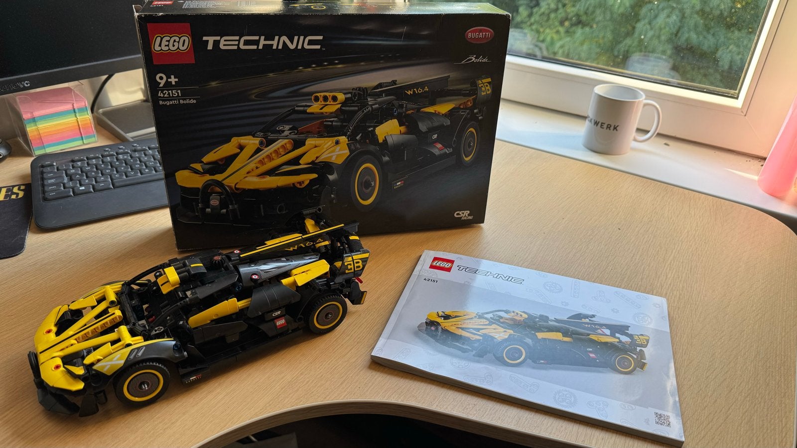 Lego Technic Bugatti Bolide 42151, Inclusief instructies, Lego, Ophalen of Verzenden, Zo goed als nieuw