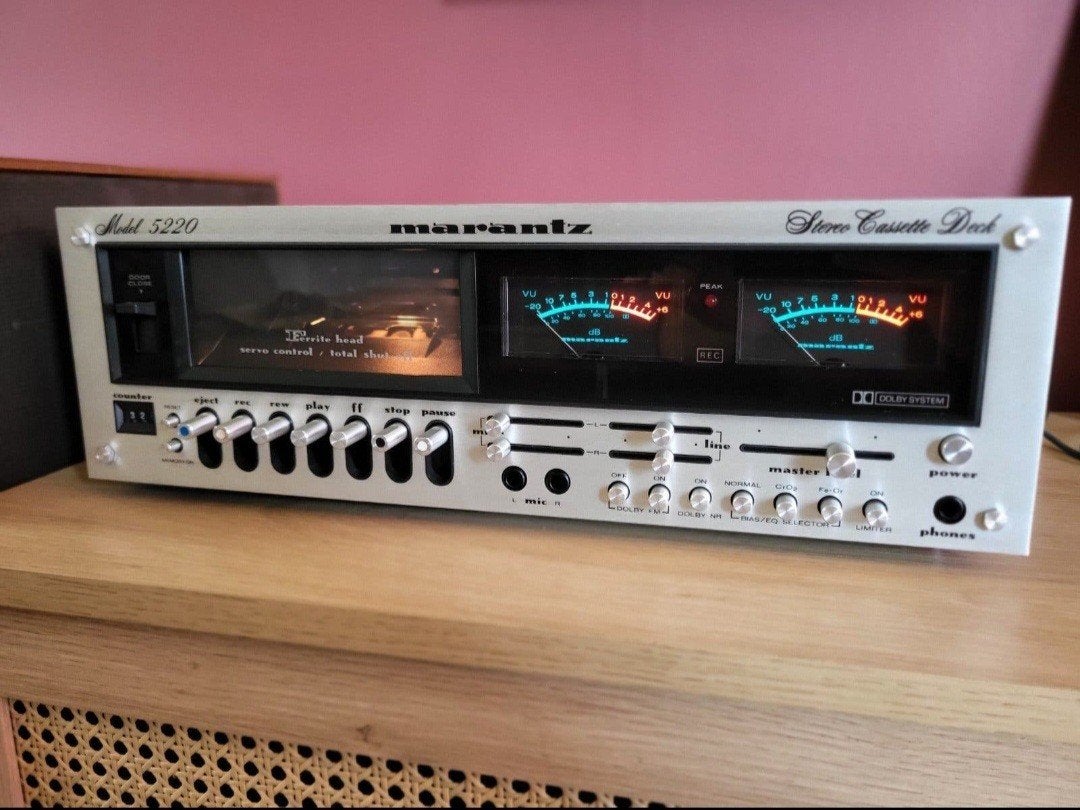 Marantz 5220 Cassettedeck- zie omschrijving!, Audio, Tv en Foto, Cassettedecks, Ophalen, Enkel, Marantz, Tape counter