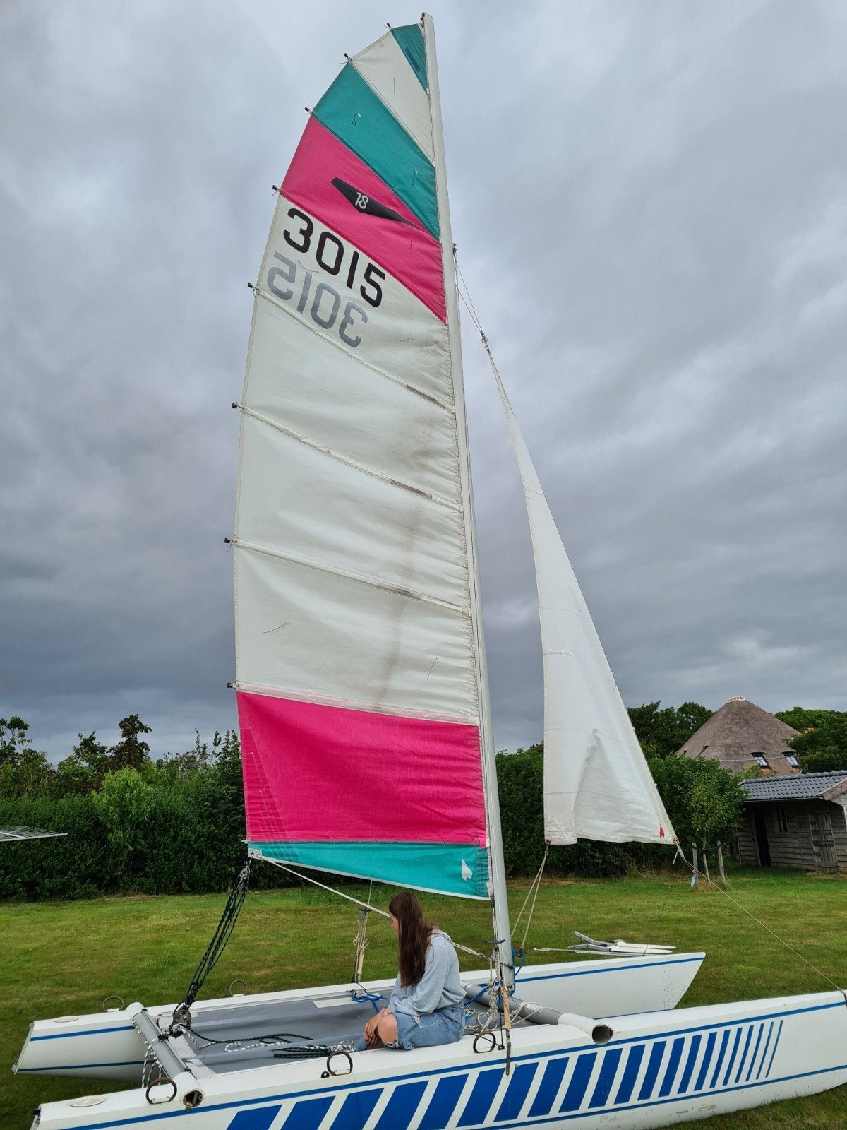 Dart 18 Catamaran - Compleet met trailer en accessoires, Ophalen, Gebruikt