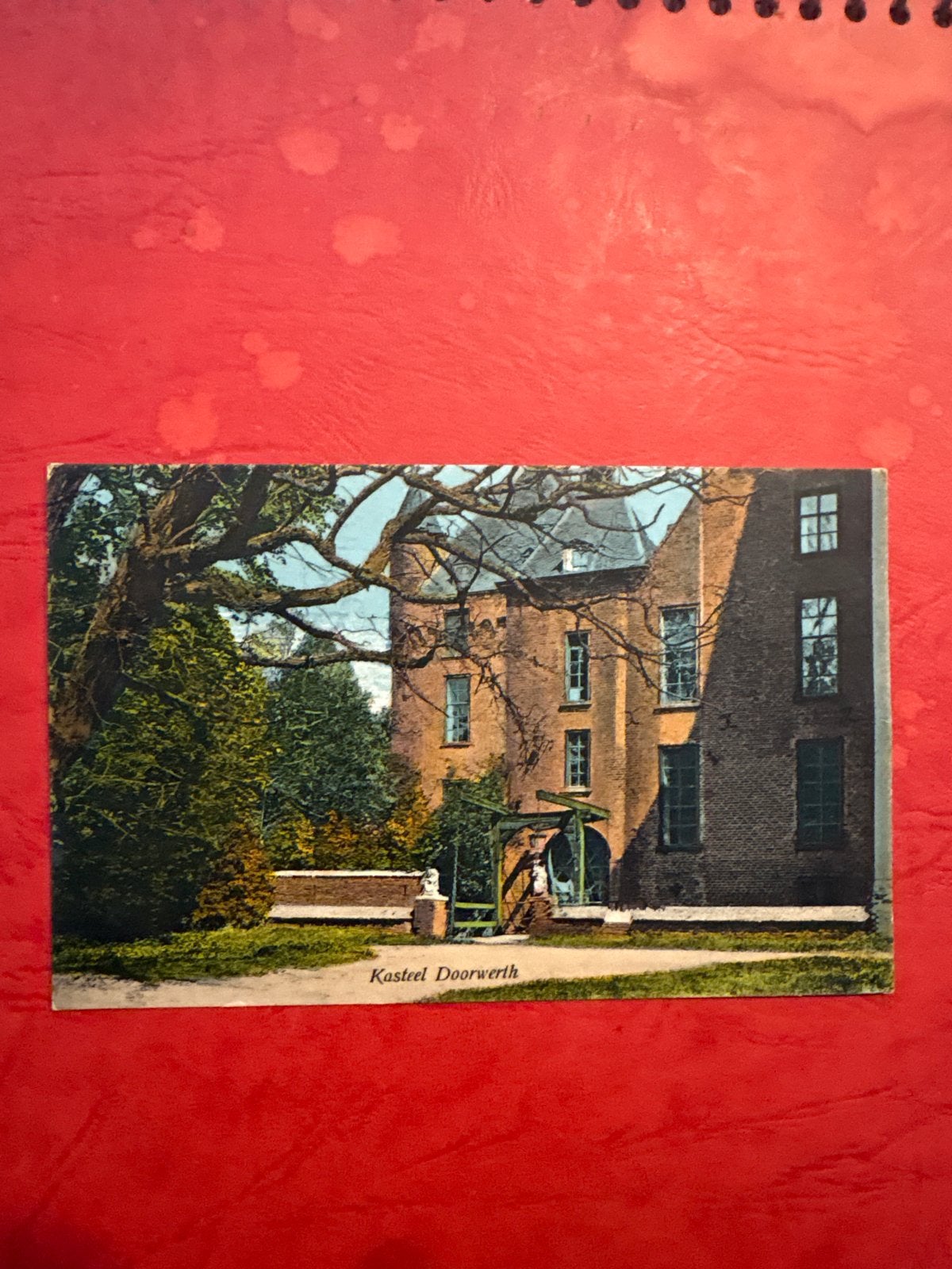 Kasteel Doorwerth - Gelderland, Verzamelen, Ansichtkaarten | Nederland, Ophalen of Verzenden, 1920 tot 1940, Gelopen, Gelderland