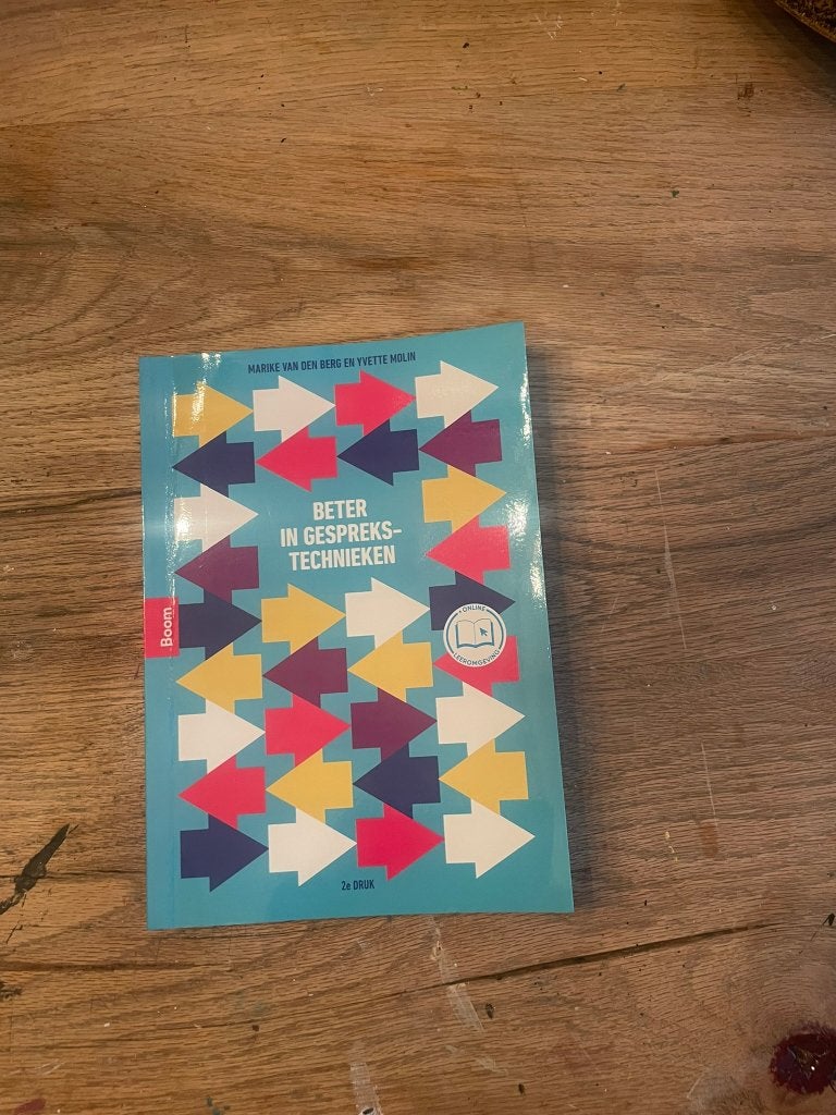 Studieboek Beter in gesprekstechnieken, Boom, Zo goed als nieuw, Gamma, HBO
