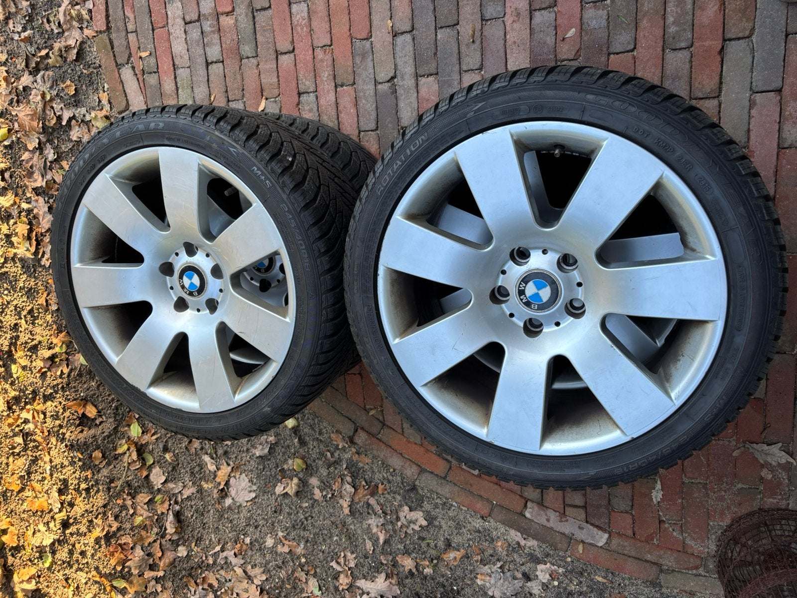 E60 BMW 18 inch style 123 velgenset, Ophalen, Gebruikt