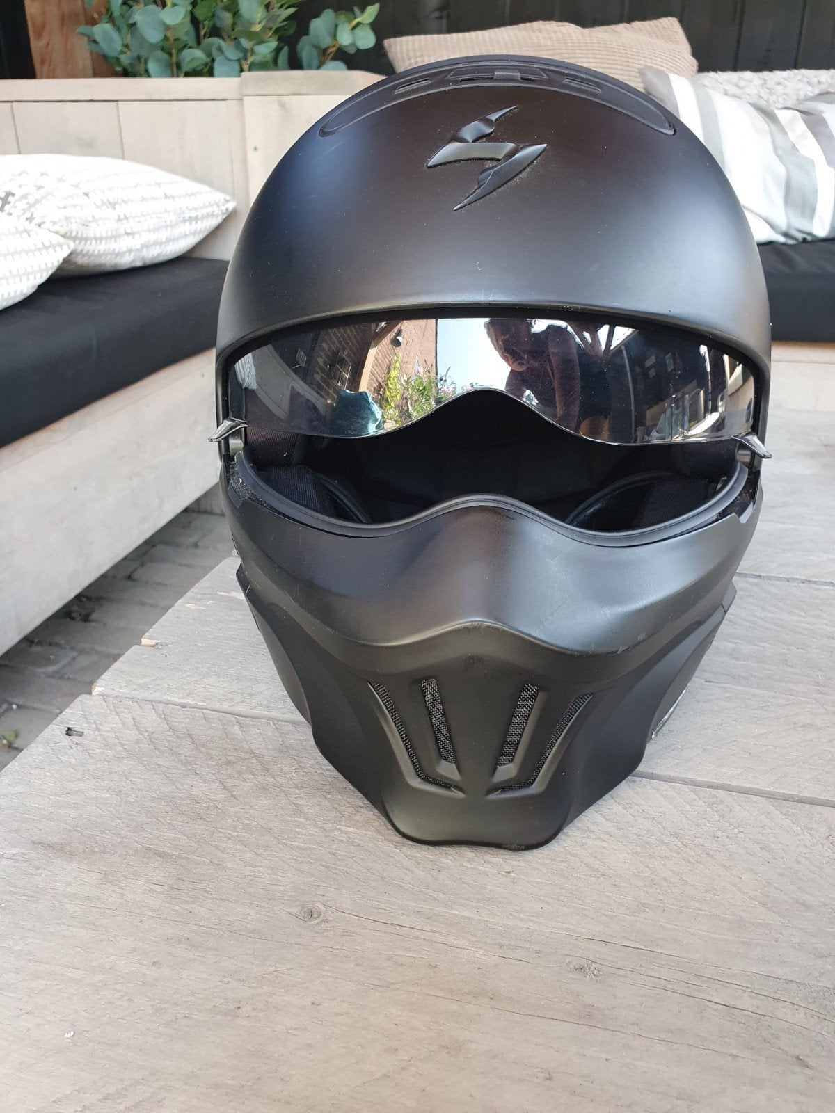 integraal helm maat L, Fietsen en Brommers, Ophalen, Zo goed als nieuw, Large