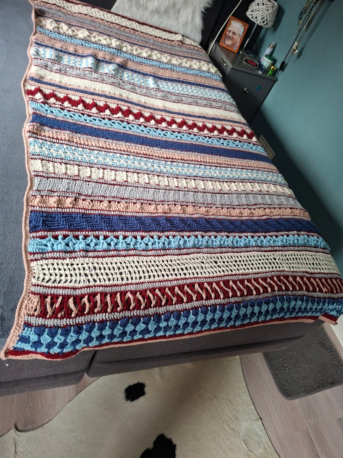 1 persoons sprei vintage ., Huis en Inrichting, Woonaccessoires | Plaids en Woondekens, Ophalen of Verzenden