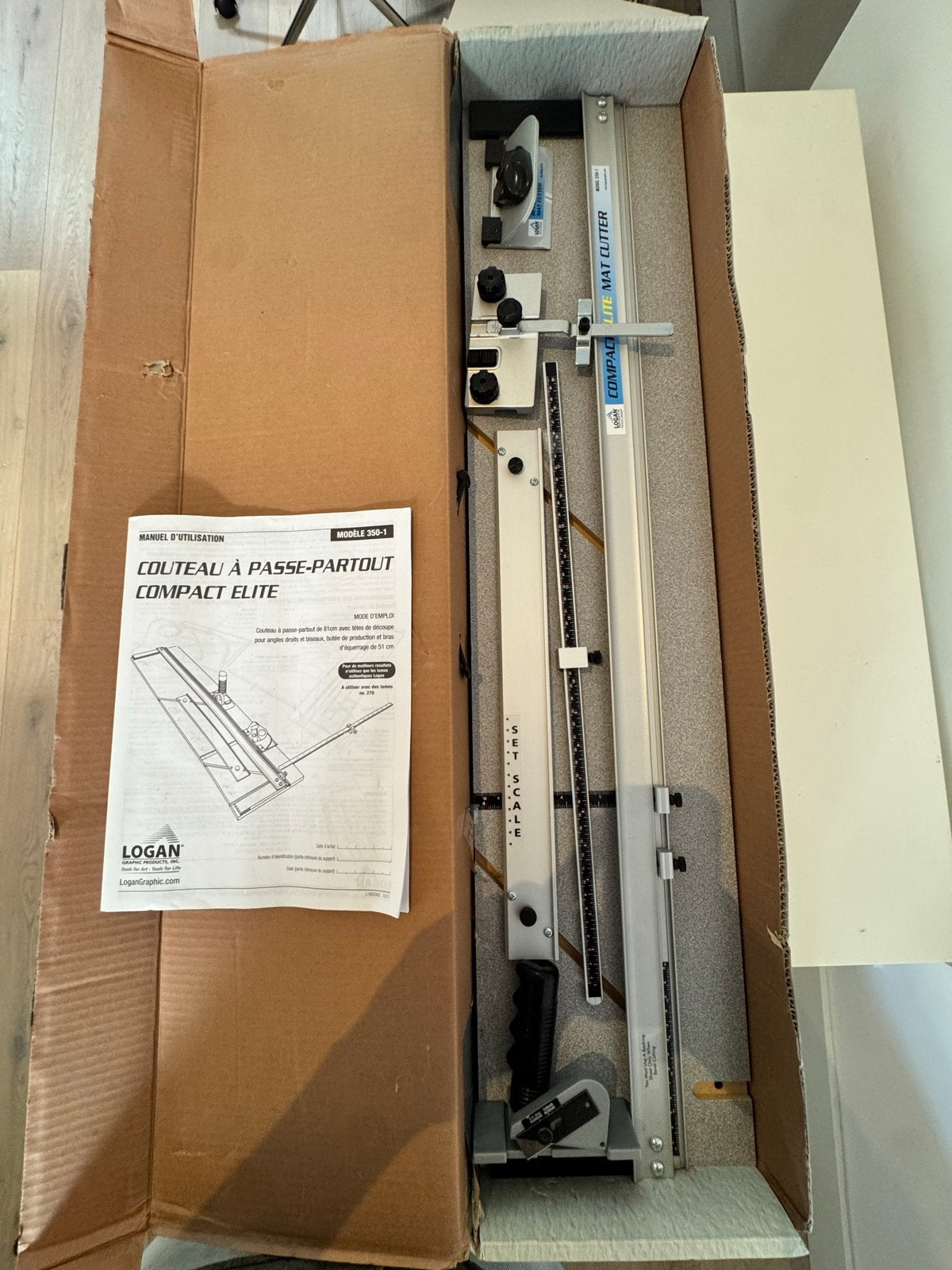 Logan Compact Elite Passe-partout Snijder 350-1, Geschikt voor snijden, Gebruikt, Overige thema's, Gereedschap of Toebehoren