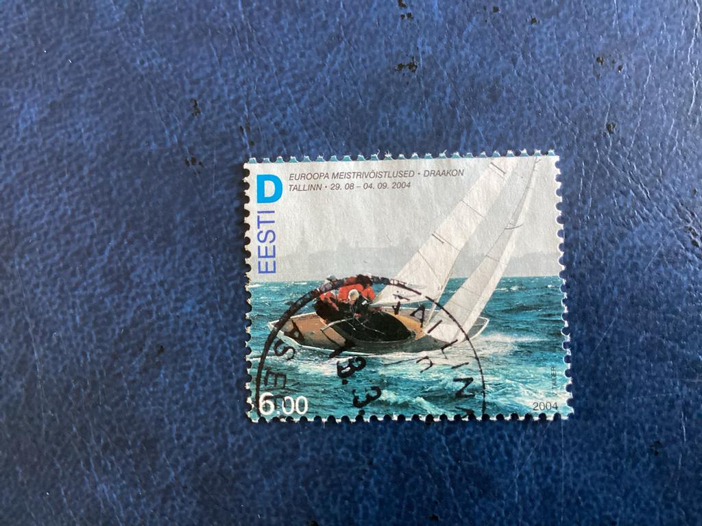 Estland -2004 - Draken zeilboot - Gestempeld -Mi.494, Ophalen of Verzenden, Gestempeld