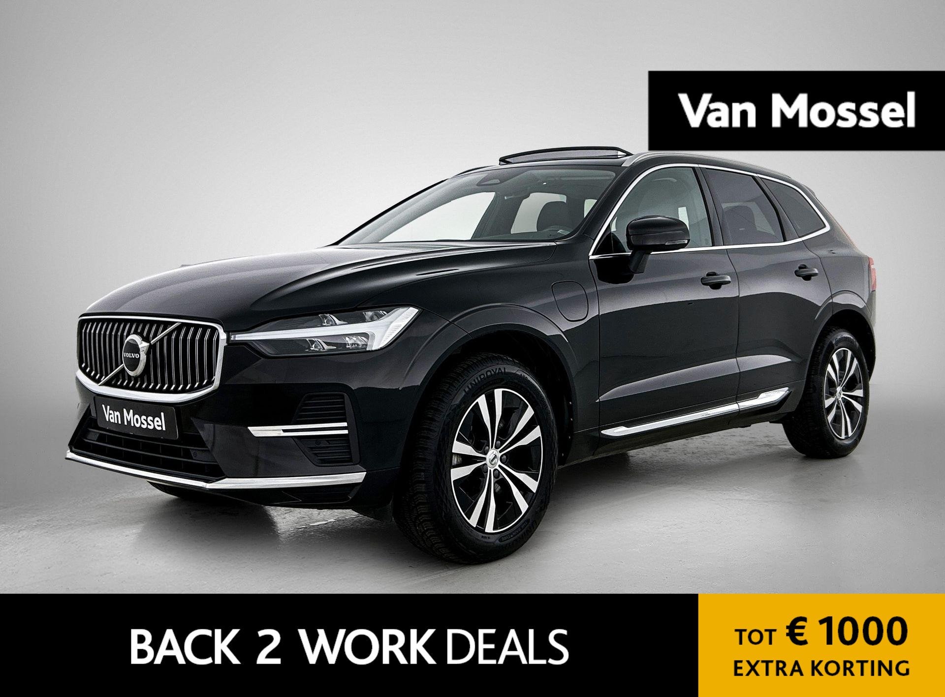 Volvo XC60 T6 PHEV 4x4 Essential Aut. | PANORAMADAK | ACHTER, Auto's, Automaat, 12 maanden, Stof, Gebruikt