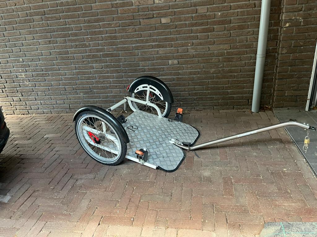 Rolstoelkar voor achter de fiets, Ophalen, Gebruikt, Overige typen, 60 tot 80 kg