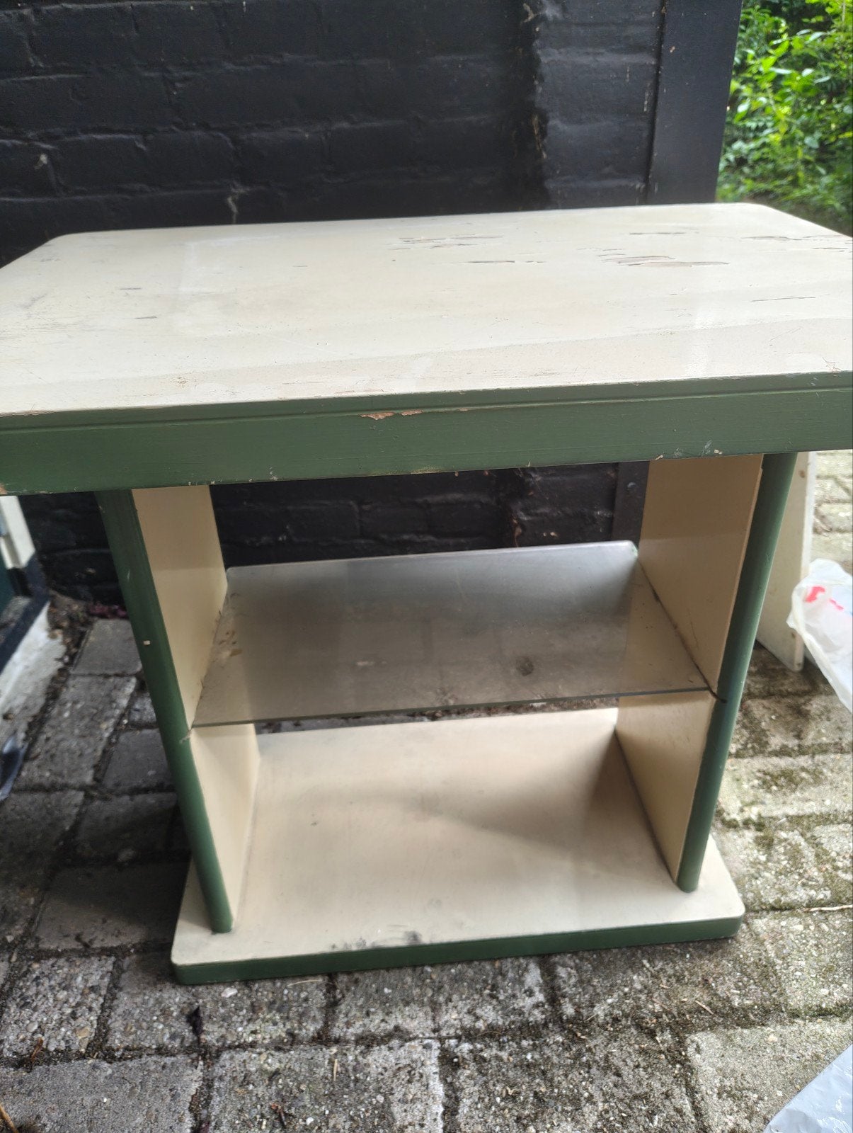 Buffetje - Opknapper, Ophalen, Met plank(en), Minder dan 50 cm, Gebruikt