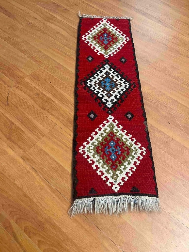 Kelim vintage kleed met ingestikte yoga mat 105/32, Gebruikt, Djt@dejuistetoon.eu, Ophalen of Verzenden, Mon Plaisir 19, Etten-Leur, Netherlands