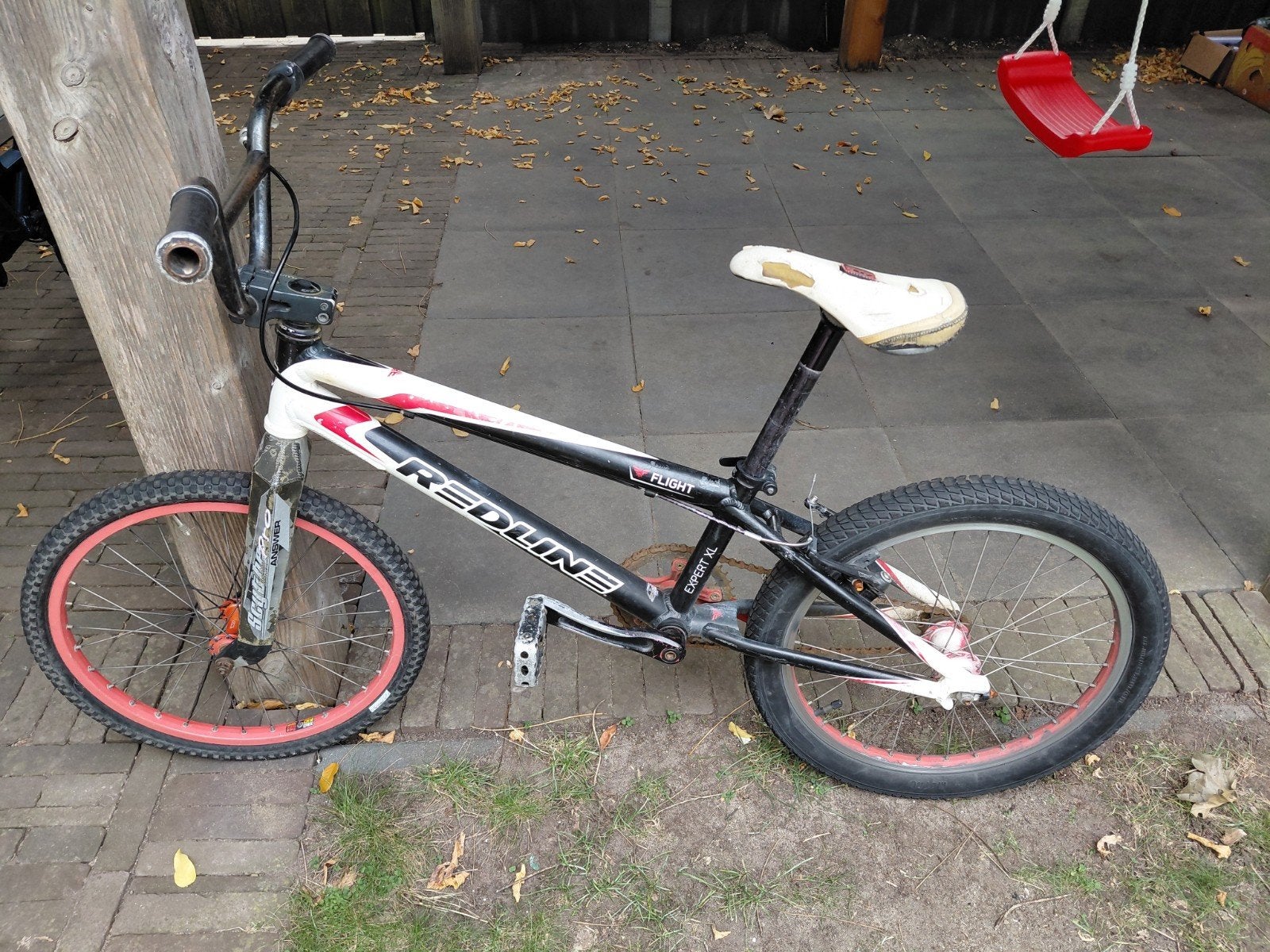 Redline Flight Expert XL BMX fiets, Ophalen, Velgrem, V-brakes, Redline