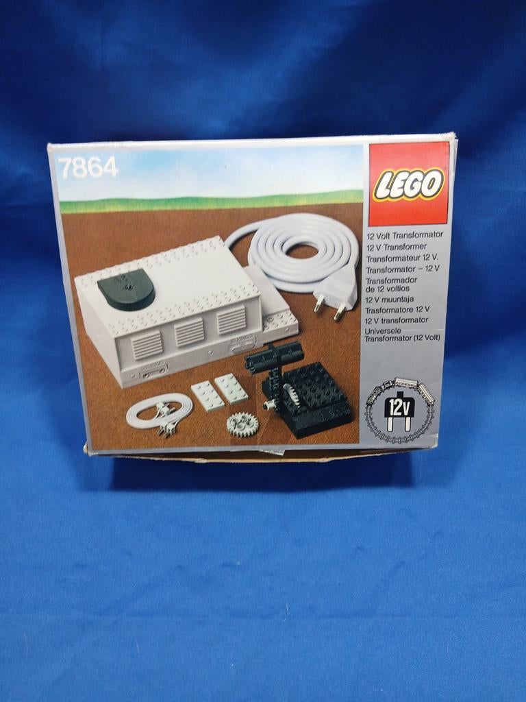 Lego treintrafo 12 volt nr 7864 met doos en toebehoren zie f, Ophalen of Verzenden, Gebruikt