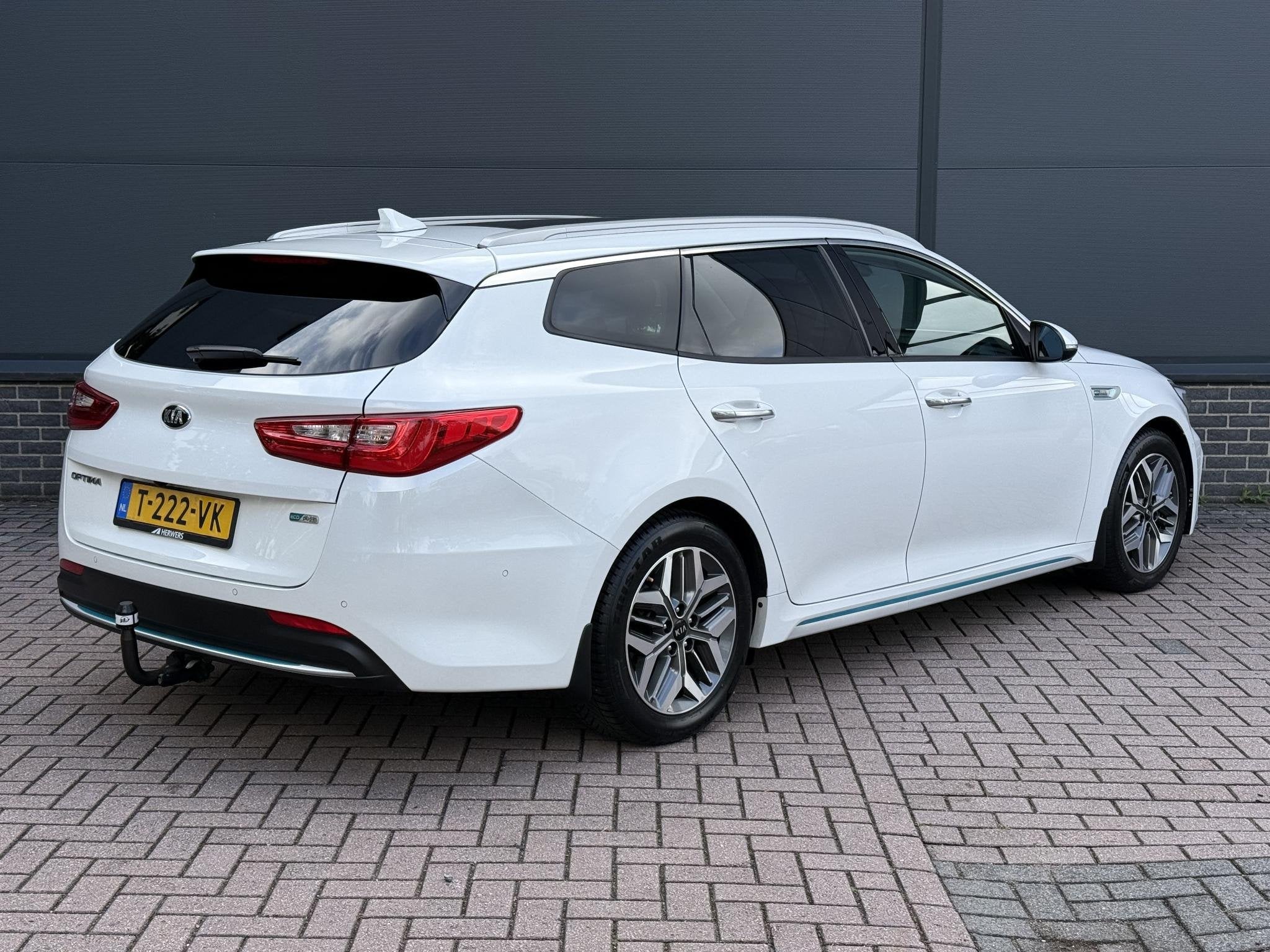 Kia Optima Sportswagon 2.0 GDI PHEV ExecutiveLine / Dealer O, Auto's, Kia, Gebruikt, Euro 6, Wit, Hybride Elektrisch/Benzine