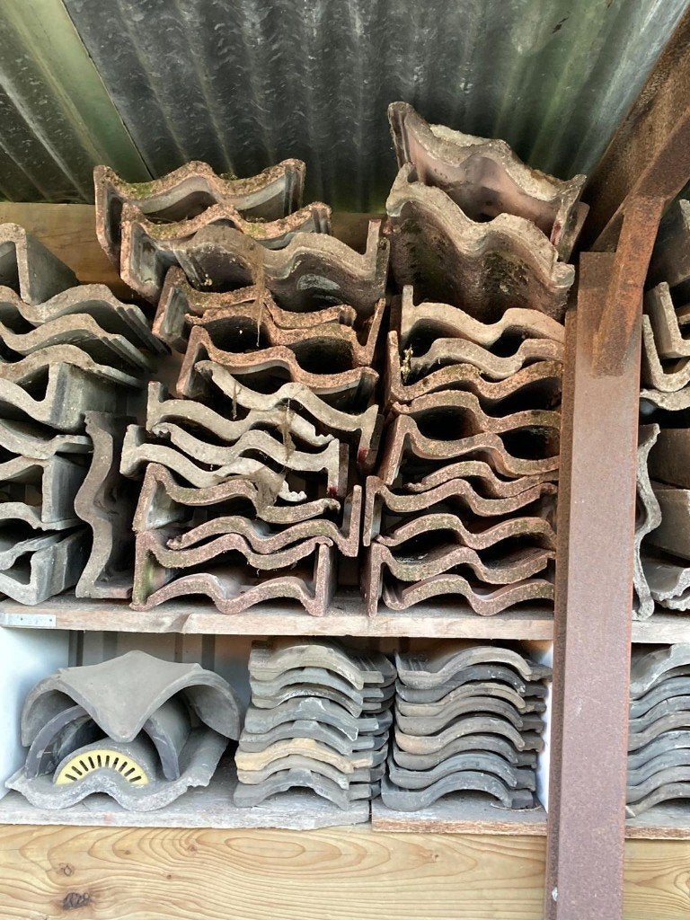 Gevelpannen, Ophalen, Beton, Klinkers