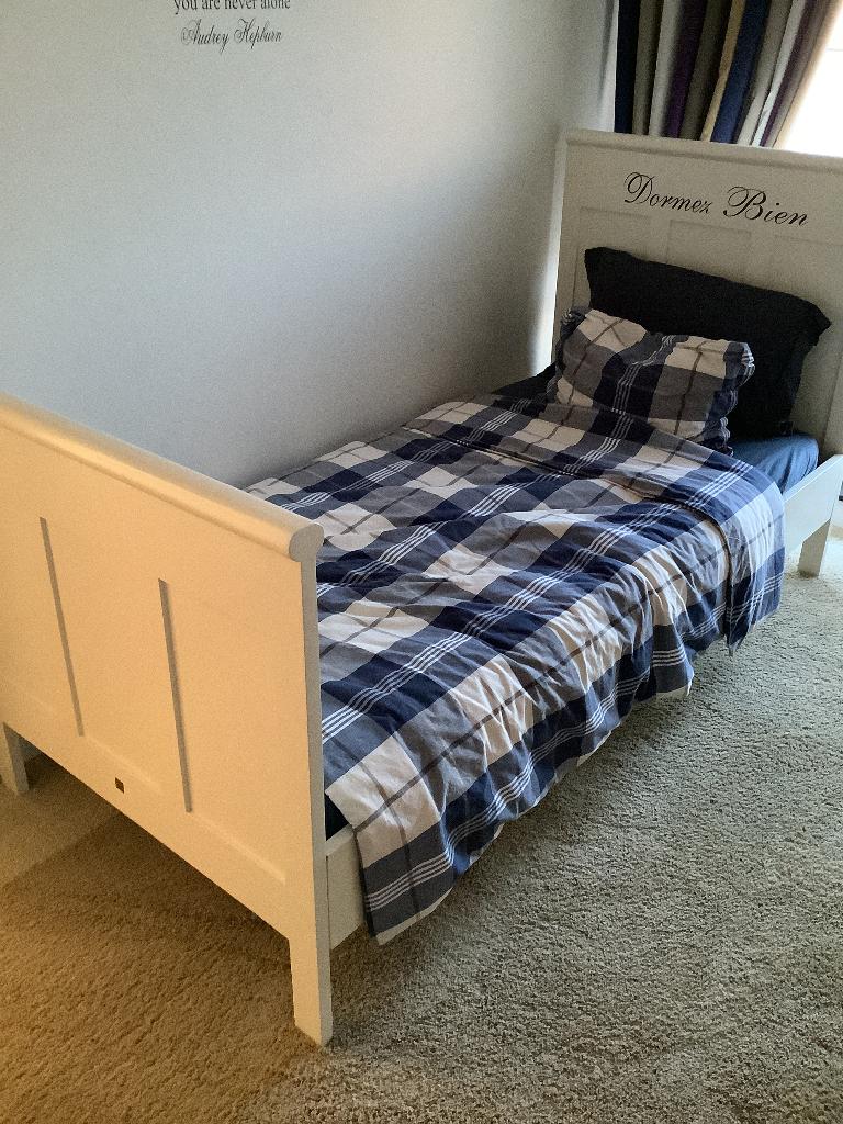 Riviera Maison bed, Ophalen, Gebruikt, 90 cm, Eenpersoons
