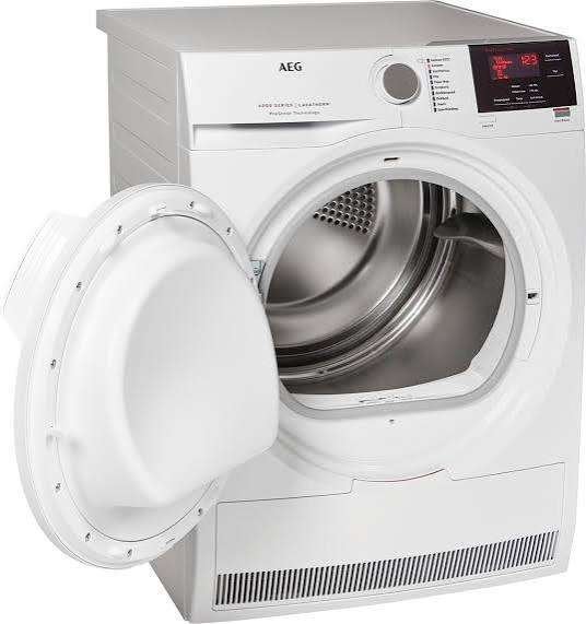 AEG 6000 series Lavatherm droger, Ophalen, 6 tot 8 kg, Gebruikt, Voorlader