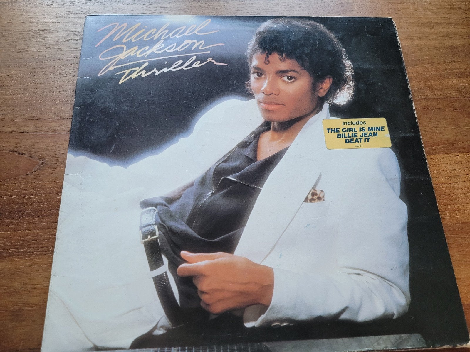 Michael Jackson - Thriller LP (1982), LP, Gebruikt, Pop, Ophalen of Verzenden