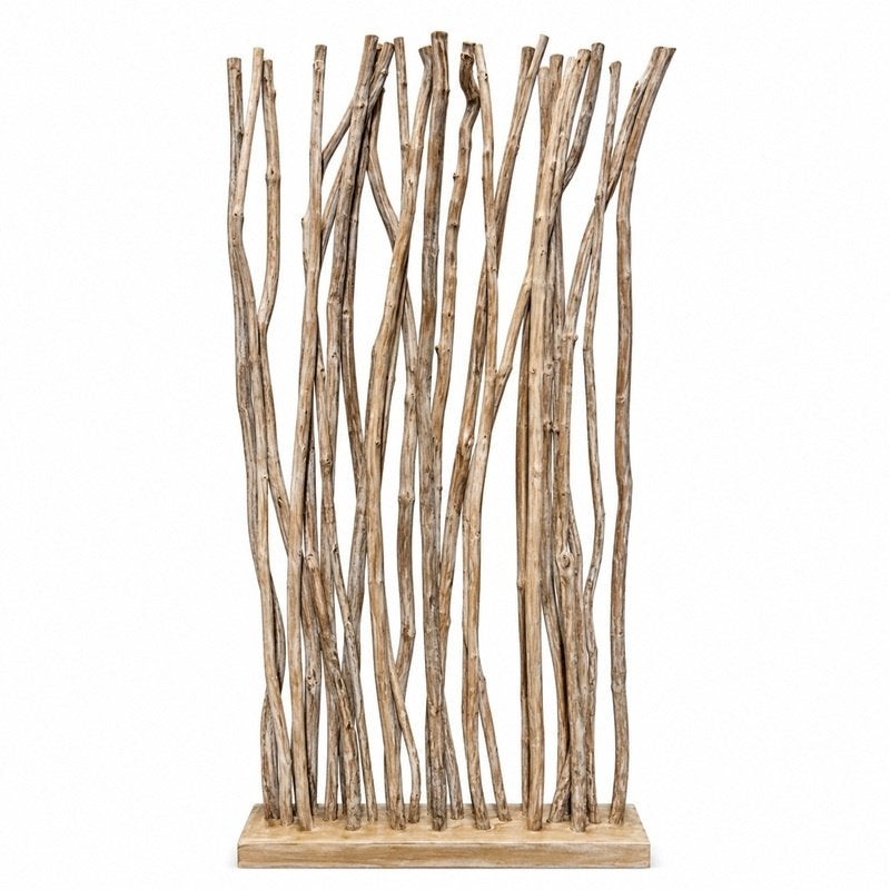 Kamerscherm Teak Takken Kamerverdeler Roomdivider Teakhout, Info@dehanzeherten.nl, De Hanze Herten BV, Nieuw, Ophalen of Verzenden